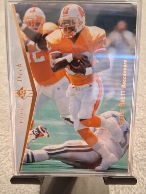 Errict Rhett Vintage Upper Deck SP Football Card - Orange Uniform